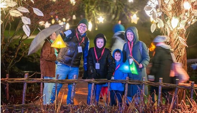 Family at Glow Wild Boundless Event